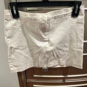 Large White forever 21 denim style mini skirt